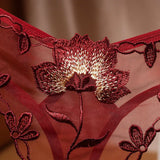 Fongt Embroidery Ladies Thong Underwear