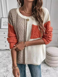 Fongt Knitted Long-Sleeved Long-Sleeved Knitted Jersey Sweater In Autumn/Winter 2025