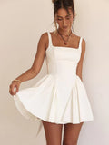 Backless Sexy White Dress Spaghetti Strap Bandage Bodycon Dress Elegant Luxury Party Evening Dresses for Women