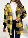 Fongt New Coat Loose Lattice Knitted Cardigan Fashion Sweater