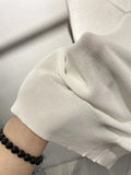 Ice Silk Knitted Tops Women Casual Loose V-neck Thin Knitwear T-shirts New Big Size 4xl Korean Short Sleeve Pullover