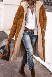 Fongt Women's Cotton Clothes Solid Color Hooded Multi-Color Optional Double-Sided Ladies Warm Thick Coat