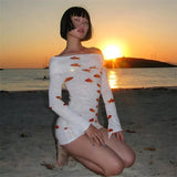Fish Printed Mesh Mini