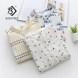 New Women Dandelion Print Cotton White Shirt Breathable Stand Collar Button Up Blouse Female Casual Basic Tops