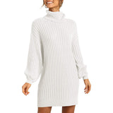 Fongt And Winter New Women's Turtleneck Medium Long Sweater Sweater