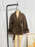 Fongt Women's Clothing INS Explosion Autumn And Winter Slebt High-End Hair Coat