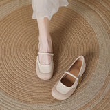Fongt Ballet Shoes French Mary Jane Shoes Summer With Skirt Flat Single Shoes Driving