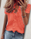 Fongt Spring And Summer New Long-Sleeved Leafed Shirt