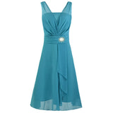Popular Style Large-Size Bridesmaid Dress Annual Toast Short Dress Dress-Outfit