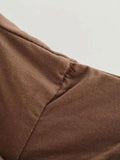 Ruched Ruffle Mini Skirt-Outfit
