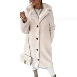Fongt Autumn And Winter Women's Explosive Hairy Long-Sleeved Collar Women's Plush Tops Long