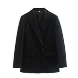 Fongt 2023 Women's Wear Street Fashion Temperament Two-Button Suit Jacket Jacket A8BS9584-Outfit