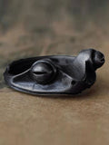 vintage bangle ring with frog