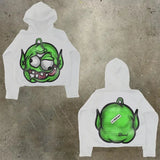 Men's Hoodie Y2K Original Hip-Hop Cartoon Graphic Print Pullover Fashion Leisure Loose Sports Shirt Man-Outfit