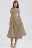 Fongt Summer New Body-Body Sling Dress Fashion Print V-Neck Temperament Dress