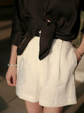 Cotton Linen Summer Slimming Versatile Niche