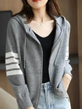 Knitted Cardigan Jackets Spring Fall Women's Sweaters Sweatshirts New 4xl Korean Knitwear Gilet Coats Casual Malhas
