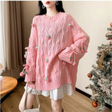 Strawberry Tassel Sweater-Outfit
