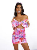Women's Fashion Sexy Breast-Wearing Butt Dress Dress Big Bows Decorative Dress Dress Dress Dress Dress