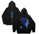 Fongt Plus Velvet Men's And Women's High Street Hoodie Trapstar Zippered Open Shirt Jacket Autumn And Winter