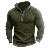 Fongt Version Of The 2025 Autumn Men's Coat Casual Jersey Wish Bump Color Zipper Shirt Multi-Color Multi-Code Cardigan