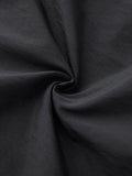 sport black baggy jogging pants with side piping