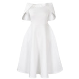Fongt Women's New Fashion Elegance Elegant Sexy Banquet Dresses African Dresses