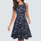 Floral Lace Patchwork Sleeveless Tunic Party