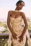 Corset Top With Long Scarves And Body-con Midi Skirt Set-Outfit