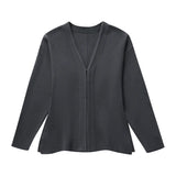 Fongt Women's ZA Autumn/Winter New Sleeve Knitted Coat Knitted Miniskirt Set