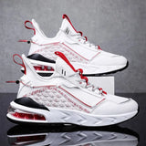 Men's Breathable Running Shoes High Quality Air Sole Cushioning Sneakers Outdoor Wear-resistant Reflective Jogging
