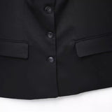 And Winter New Heart-Shaped Collar Slim Fashion Suit Jacket 8711940-Outfit