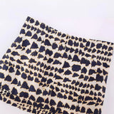 Spring Style Beaded Double Skirt Print Skirt Miniskirt 9878124-Outfit