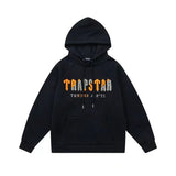 Rainbow Gradient Letter Tiger Head Printing Ins Trendy Sweater Trousers Jogging Suit-Outfit