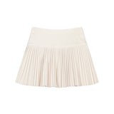 Fongt Autumn And Winter Elastic High Waist 100 Folds Skirt Women Short A-Word Bag Hip Wear Thick Hairs Of The Skirt White