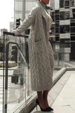Fongt Knit Long Coat-Outfit