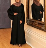 Basic Solid Color Robe Dress