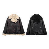 New Autumn Style With Belt Double-Sided Jacket 8073264-Outfit