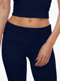 Short Sleeve Cropped Top Straight Leg Pants Set-Outfit