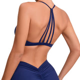 Fongt Shoulder Strap Yoga Top Female Tight Quick-Drying Exercise Yoga Bra Outdoor Running Beautiful Back-Outfit