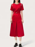 Fongt Temperament Elegant Dress 2025 Autumn And Winter New Diamond Belt To Collect Waist Slim Slim Dress Female Autumn Tide