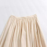 New Pleated Waist Solid Color Fashion Dress 2252653 712-Outfit