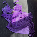 New Summer Small Freshness In Wind Three-Piece Swimsuit Bikini