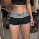 Sports Hit Hot Girls' Low-Waist Hip Slim Shorts 2024 New Tight Basic Casual
