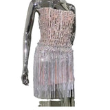 Hot Fashion Delicate Nails Silver Lily Thairy Thairy Dress Heavy Industry Light Luxury Party Party