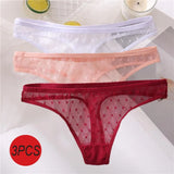 Sexy Panties Women G-String Thong Lace Underwear Pantys Low-Waist Female Underpants Mesh Perspective Briefs