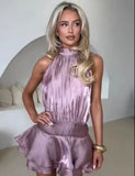 Fongt ZA Summer New Temperament Elegant Belt Dress Waist Dress