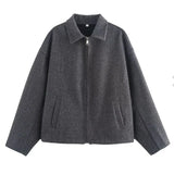 Fongt Women's 2025 Explosion Vintage Fashion Casual Long Sleeve Jacket Jacket
