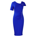 Fongt New Temperament Bag Hip Nails High-Waisted OL Tongle Pencil Dress African Dress