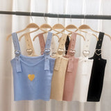 Girls Lew Waist Vest Women Short Slings Chic Spring And Summer Korean Version Carefully Inside The Machine Without Sleeves To Wear